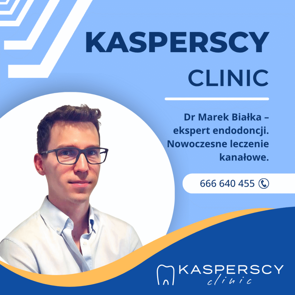 dr Marek Białke leczenie kanałowe pod mikroskopem - Kasperscy Clinic Osielsko
